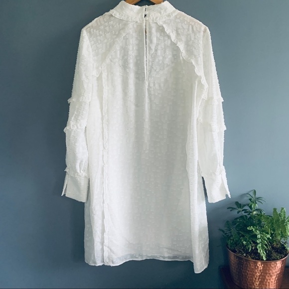 IRO Mijo Textured Tunic Dress Silk 10 M - Picture 8 of 9